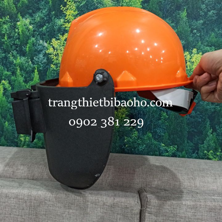 Mũ bảo hộ gắn mặt nạ hàn BB-HN.90 che mặt