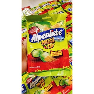 [HOT] - KẸO ALPENLIEBE - XOÀI NON MUỐI ỚT - gói 25.30 viên