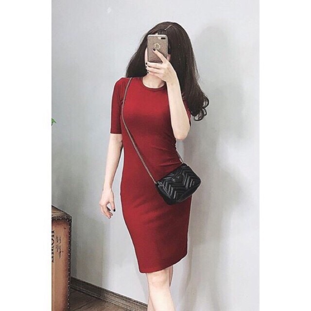 ĐẦM BODY TAY NGẮN THUN GÂN | BigBuy360 - bigbuy360.vn