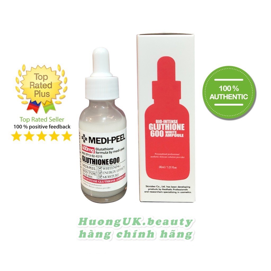 Serum trắng da Hàn Quốc Medi Peel Bio Intense Gluthione 600 White Ampoule