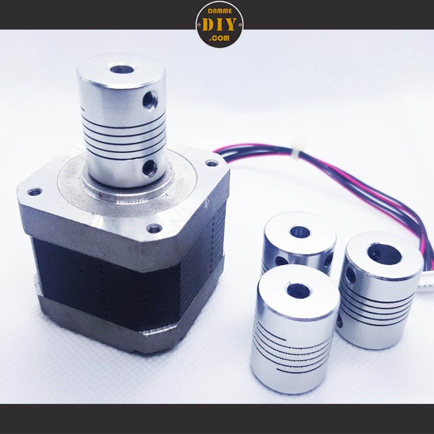 Khớp nối mềm 5-5, 5-8, 6,35-8 hợp kim nhôm anode