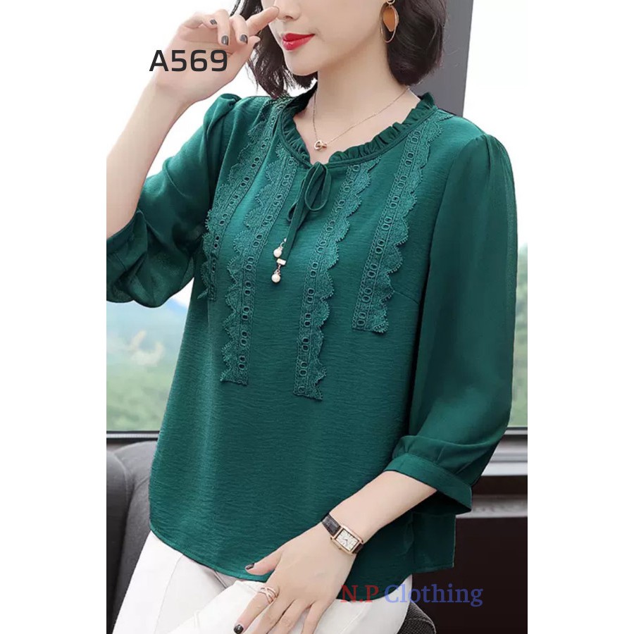 Áo Kiểu Trung Niên Nữ.  Mẫu Áo Sơ Mi Trung Niên Cho Mẹ, Bà Đi Dạo Phố