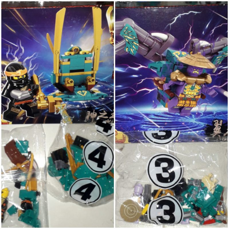 Lắp ráp 1 hộp Ninjago Rồng 2042 có nhiều chi tiết