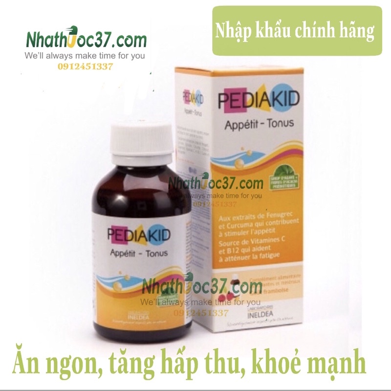 Pediakid Appetit tonus Pediakid ăn ngon 125ml chính hãng. Pediakid sắt, tăng đề kháng, bổ sung vitamin