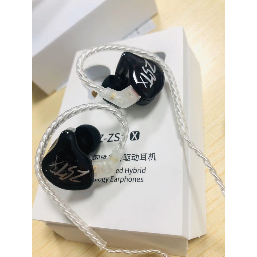 Tai nghe nhét tai KZ ZST X 1BA+1DD HIFI KZ ZSTX ZSN PRO X âm thanh sống động chất lượng cao