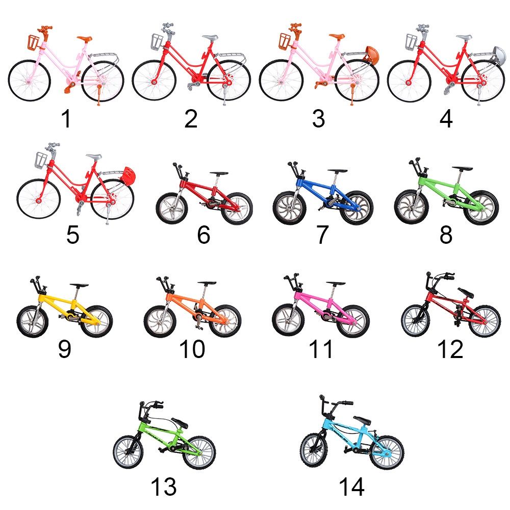 Xe đạp thể thao bằng nhựa chất lượng cao 14 kiểu dáng tùy chọn dành cho búp bê
