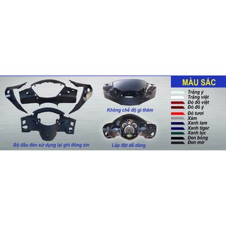 BỘ ĐẦU ĐÈN + ĐỒNG HỒ SH Ý