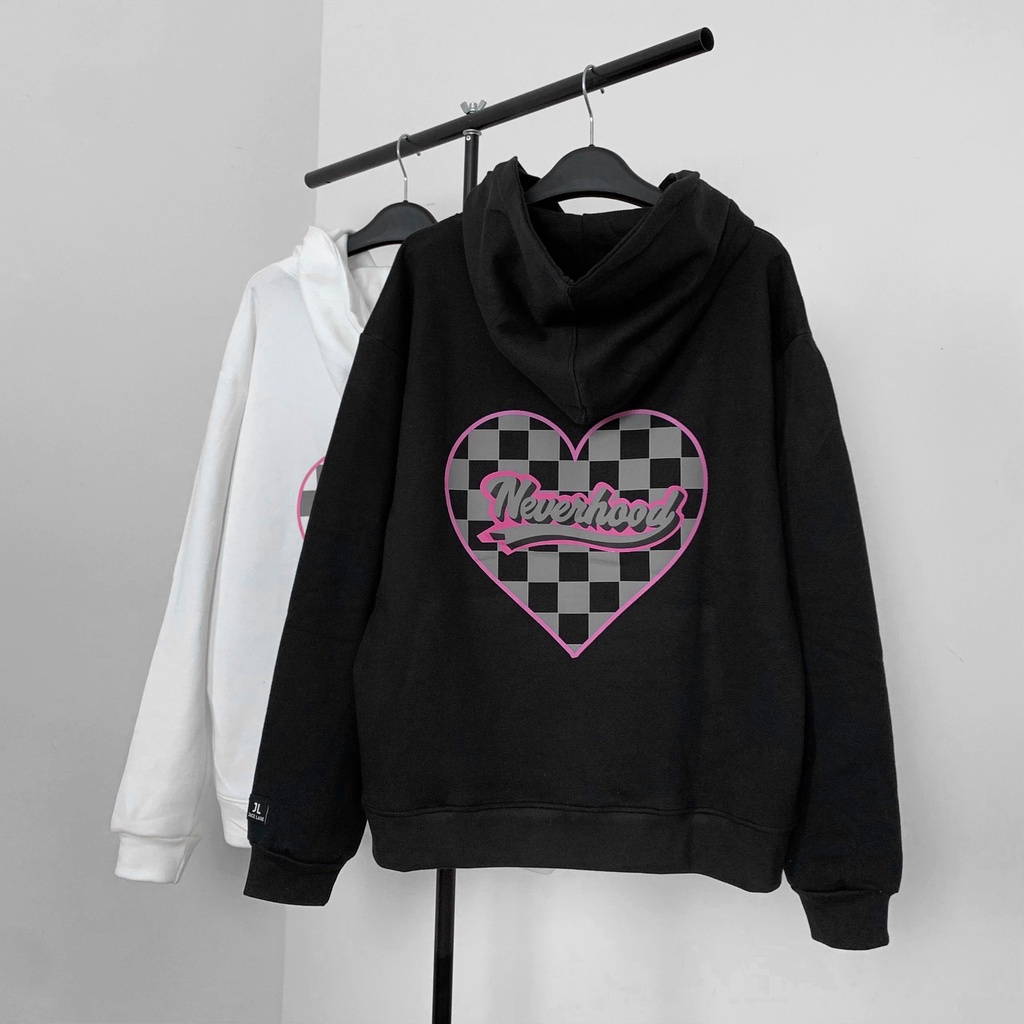 Áo Hoodie Oversize Never, JACKLANE, Áo nỉ dài tay Unisex Jack Lane | BigBuy360 - bigbuy360.vn