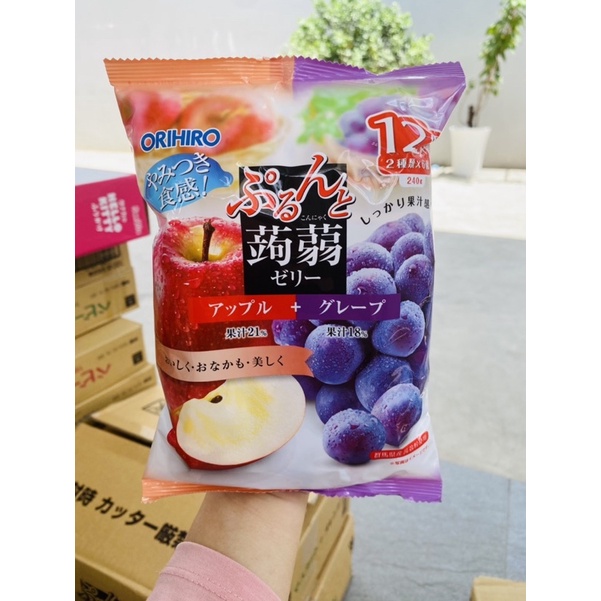 Thạch Hoa quả Orihio gói 12 cái