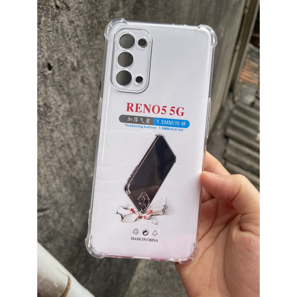 Ốp lưng Oppo Reno 10,Realme 11, Reno 7,Reno 8, Reno 6,Reno 5,Reno 4,A52,C12,Realme 7 dẻo trong chống sốc 4 góc vệ camera