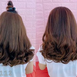 Tóc kẹp u xoăn ngắn 8112