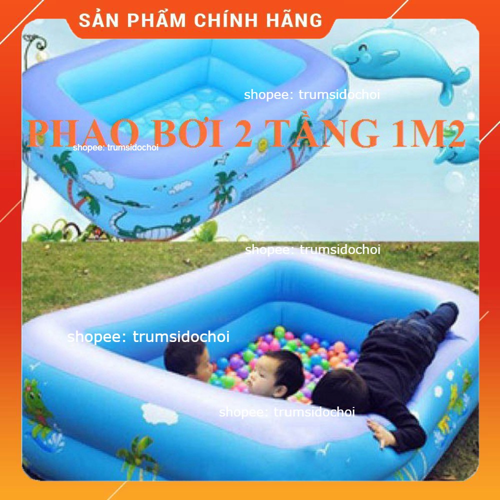 GIÁ SỐC Bể bơi phao bơi 2 tầng 1m2 cho bé – Giao màu ngẫu nhiên |0965919939 – HL310