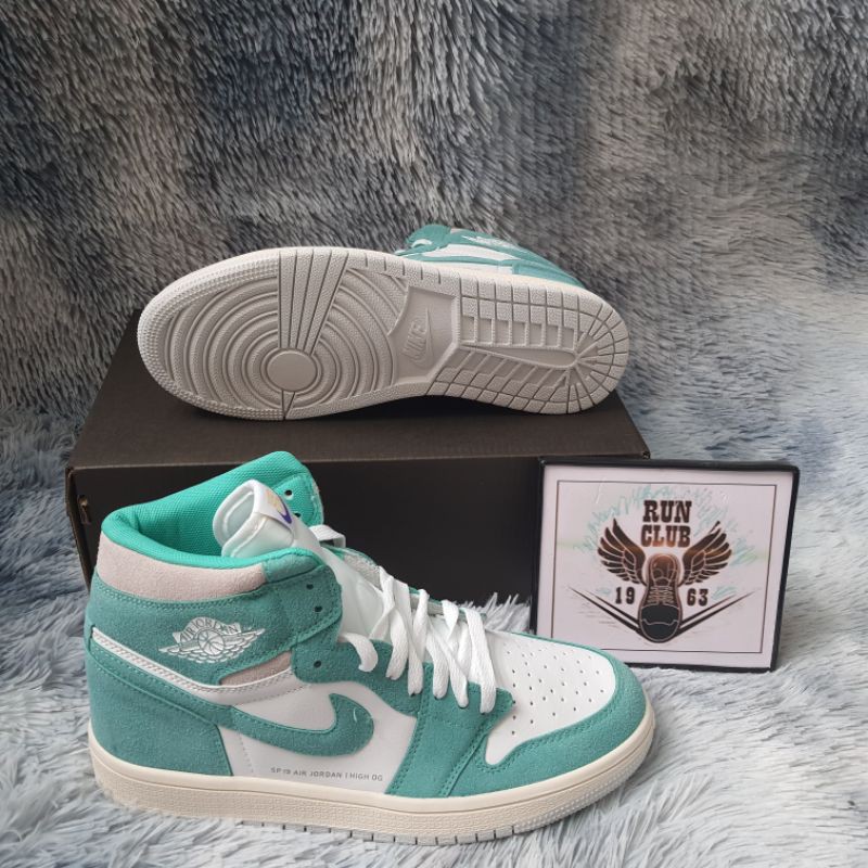 [Ảnh thật] giầy thể thao JORDAN 1 Retro High Turbo green xanh ngọc thời trang | BigBuy360 - bigbuy360.vn