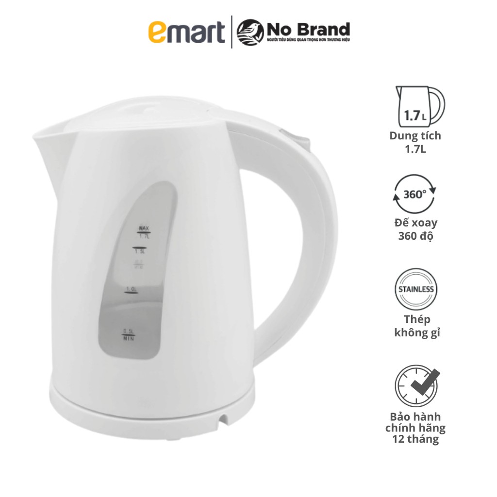 Bình Đun Siêu Tốc No Brand KX-L1901 1.7L - Emart VN