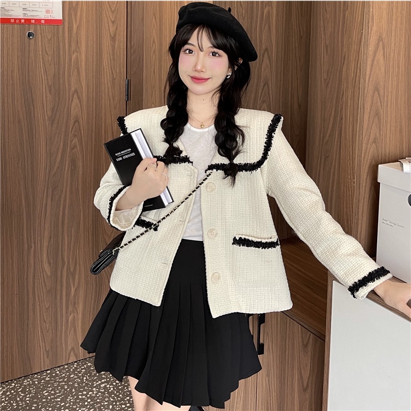 Áo Dạ Tweed Phong Cách Tiểu Thư Siêu Xinh Hàng Cao Cấp _Hàng ORDER