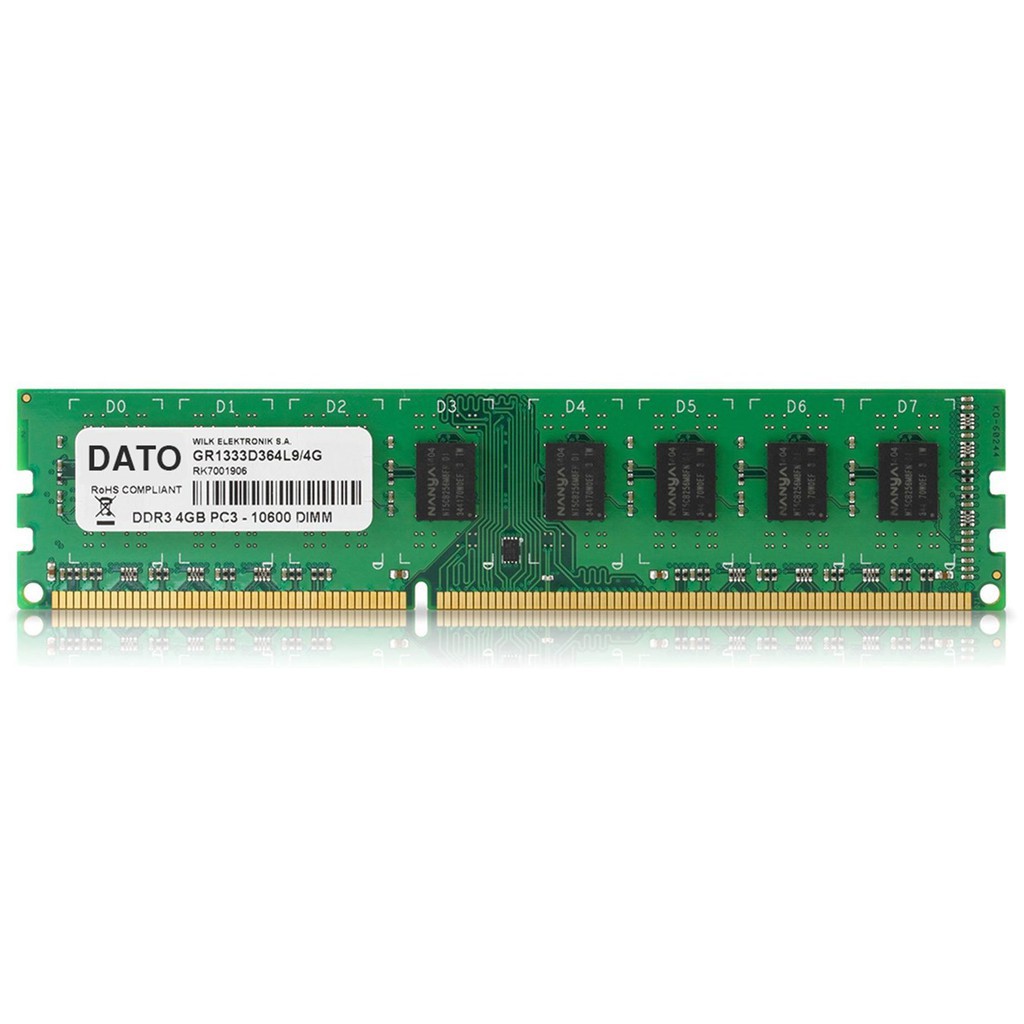 Bộ nhớ trong RAM DATO DDR3 4GB Bus 1600MHz