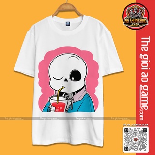 Áo thun Sans Undertale nam nữ trắng đen form rộng unisex cotton co giãn thoáng mát TGAG 09