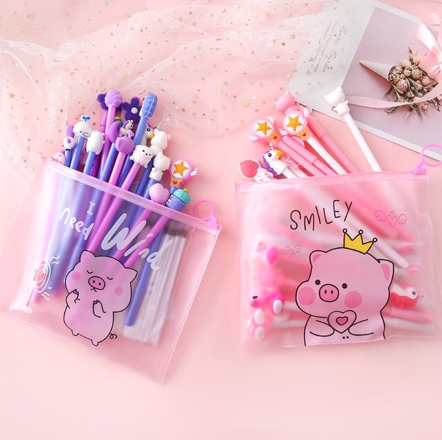 Combo 10-20 bút kèm theo túi và 20 ruột