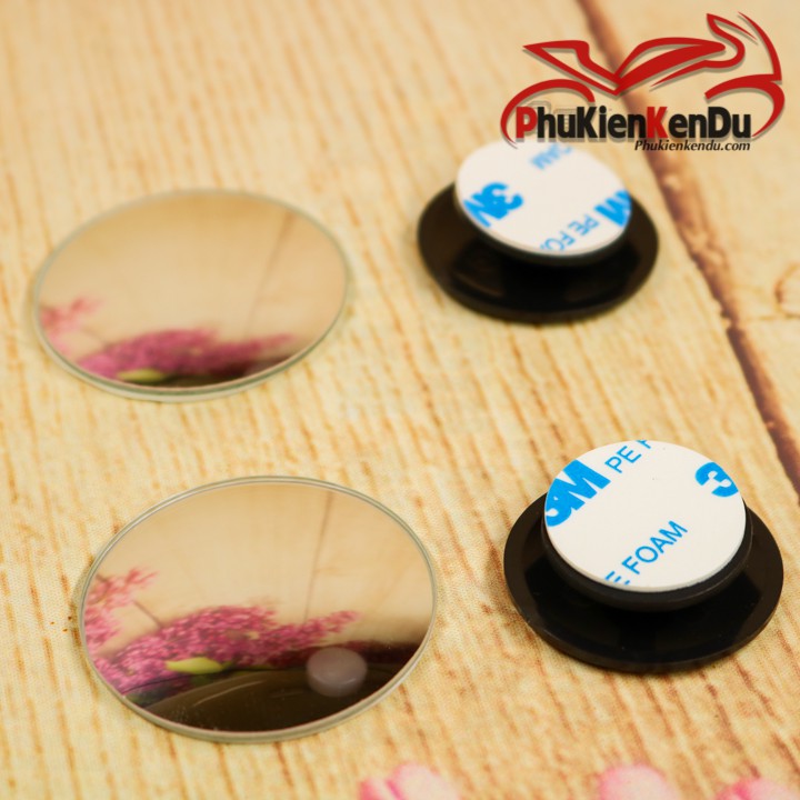 GƯƠNG CẦU LỒI CHIẾU HẬU XÓA ĐIỂM MÙ Ô TÔ, XE MÁY ĐK 5CM 1 CẶP HÀNG LOẠI I