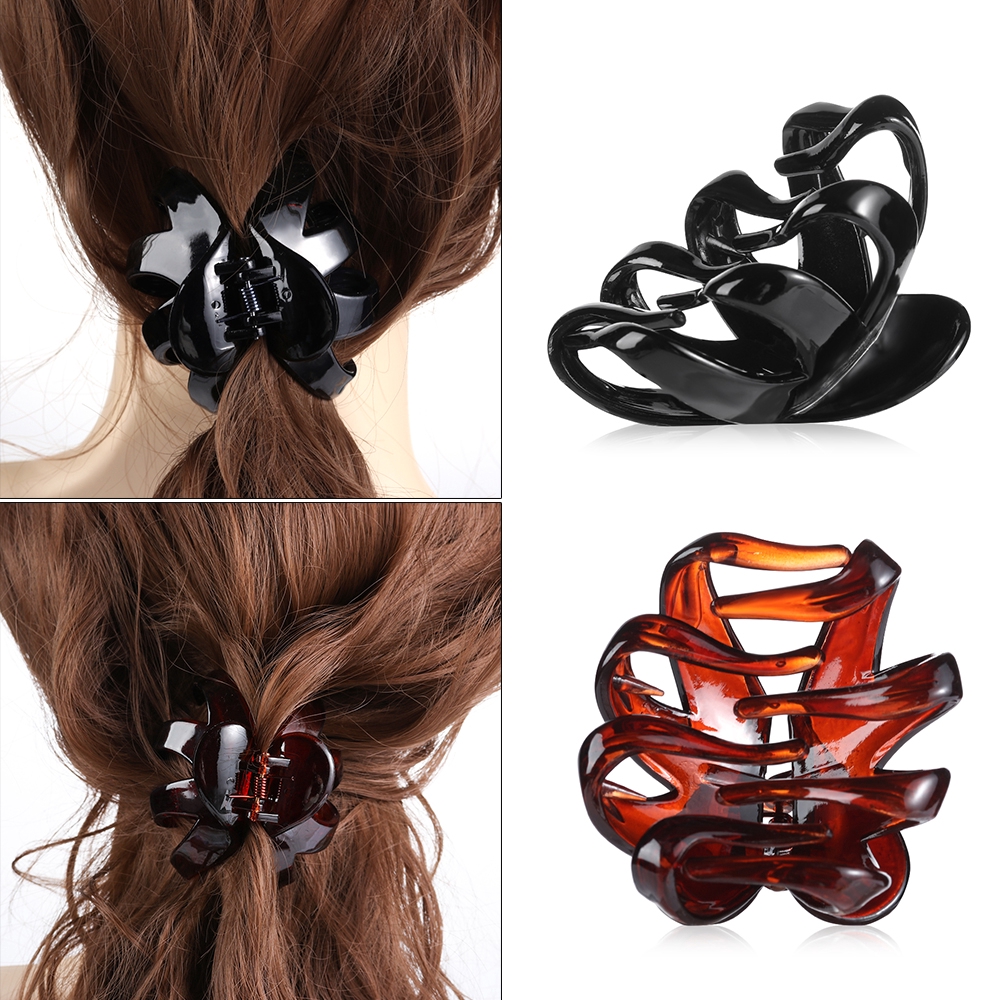 MOILY Hair Accessories Women Beauty Styling Tool Pro Salon Fix Acrylic Butterfly Hairpins
