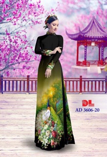 Vải áo dài con công