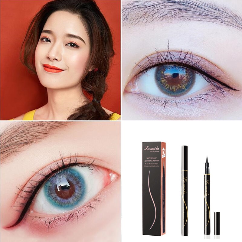 Bút kẻ mắt nước Lameila không trôi hàng chính hãng Waterproof Liquid Eyeliner Pen