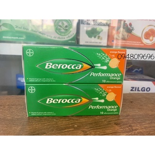 Viên sủi cam Berocca - bổ sung Vitamin (sủi khoẻ) tuýp 10 viên