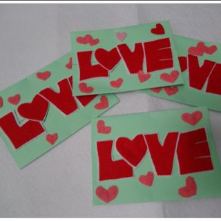 Thiệp chữ Love