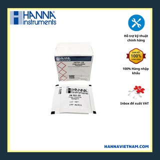 Thuốc Thử đo  Clo Dư Hanna  25 Lần Đo HI701-25 , dùng Cho Checker HI701 Hanna