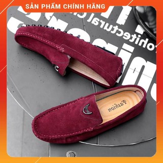 free Phong cách phương Tây thanh lịch Đàn ông thành thị mát mẻ Giày lái xe mùa hè Trượt trên Loafer uy tín Uy Tín