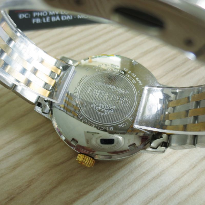 Đồng hồ cơ nam ORIENT nhật bãi xịn Japan - máy cơ tự động lên cót khi đeo