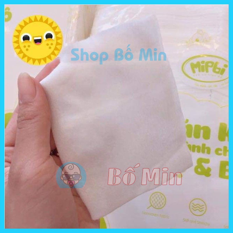 Khăn vải khô đa năng Mipbi loại bản to (600g/Gói)[ Shop Bố Min ]