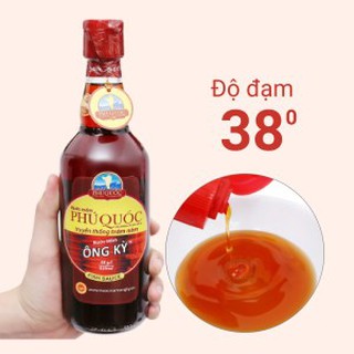 Nước mắm Ông Kỳ 38 độ đạm chai 525ml