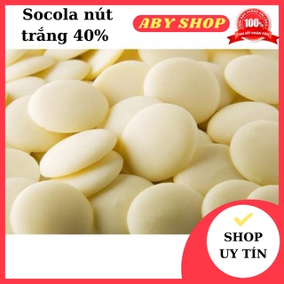 Socola nút trắng 40% LOẠI NGON 100gr chocolate nút trắng nguyên chất vị