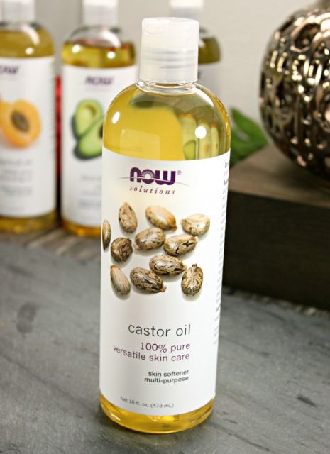 Castor Oil - Dầu thầu dầu giúp dưỡng da, tóc mi mắt - Now Foods