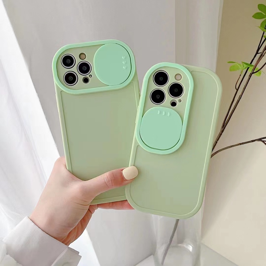 Ốp Điện Thoại Silicon Mềm Chống Sốc Màu Trơn Cho iPhone 13 12 11 Pro Max XR XS Max X