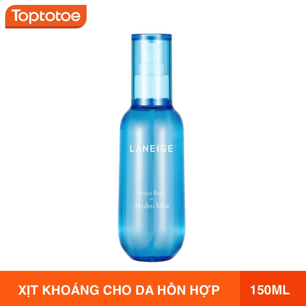 Xịt Khoáng Dưỡng Ẩm Da Hỗn Hợp Laneige Water Bank Hydro Mist 150ml