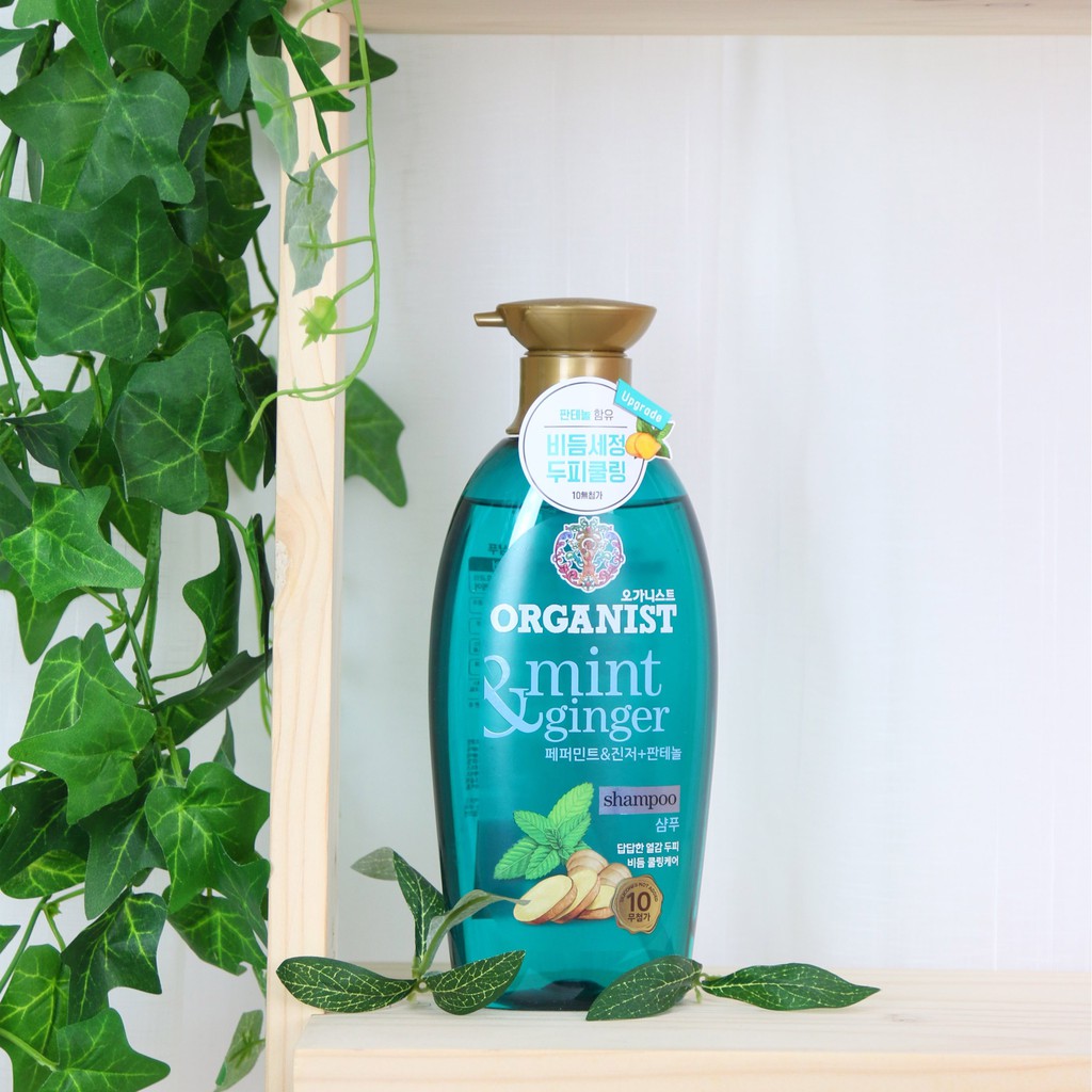 Dầu gội nuôi dưỡng tóc Organist dành cho tóc và da đầu gàu – Gừng và Bạc Hà 500ml | BigBuy360 - bigbuy360.vn