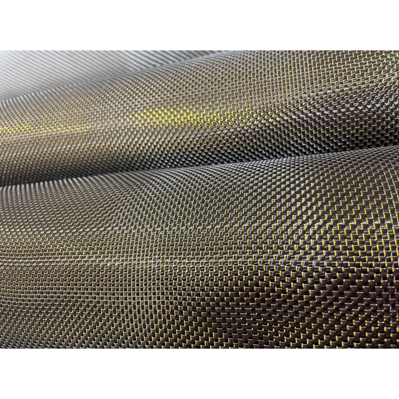 Vải carbon caro kevla vàng bạc