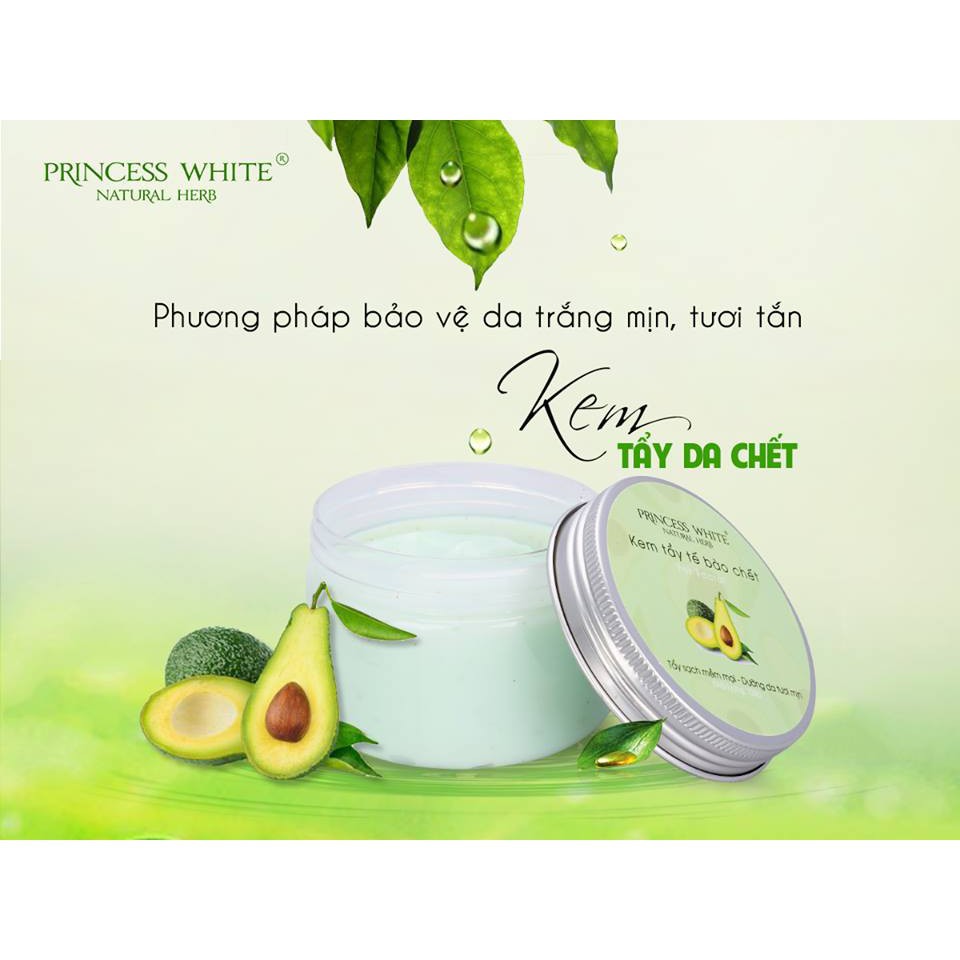 KEM TẨY TẾ BÀO CHẾT DA MẶT CHIẾT XUẤT TỪ TỰ NHIÊN PRINCESS WHITE | WebRaoVat - webraovat.net.vn