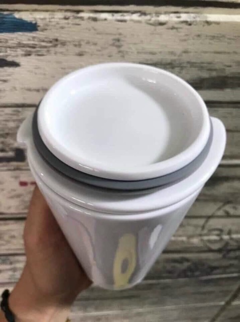 Ly sứ có nắp Minh Long hàng KM Pediasure