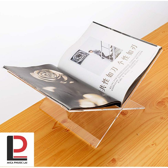 Giá mica trưng bày album ảnh, sách, tạp chí