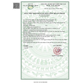 VIÊN GIẤP CÁ TRISUTA 30v