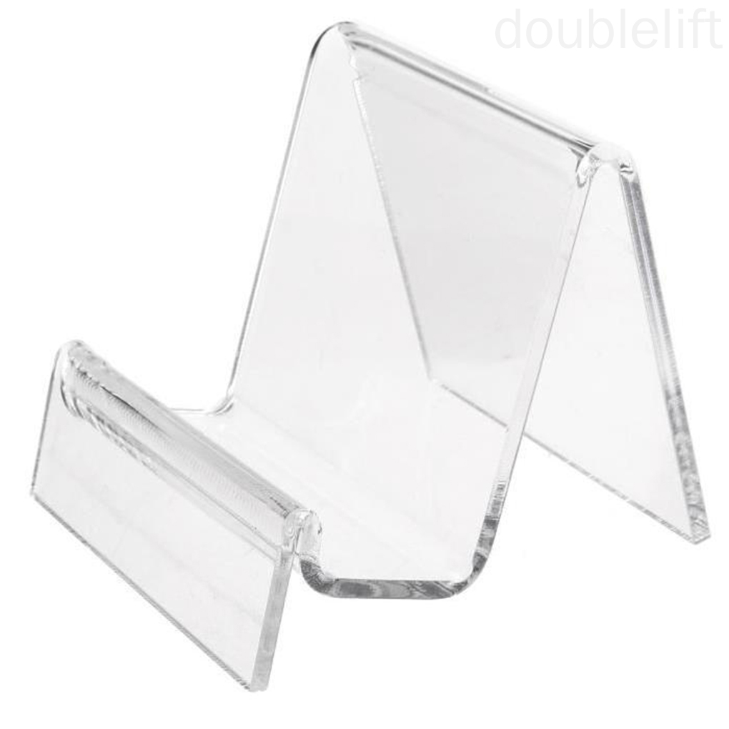 Acrylic Crystal Wallet Rack Show Mount Holder Hard Disk Phone Jewelry Display Storage Holder doublelift store