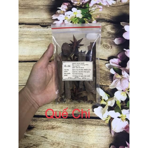 Set 3-6 vị nước Phở, Lẩu (gồm Quế, Đại hồi, thảo quả, đinh hương, hạt mùi, tiểu hồi)