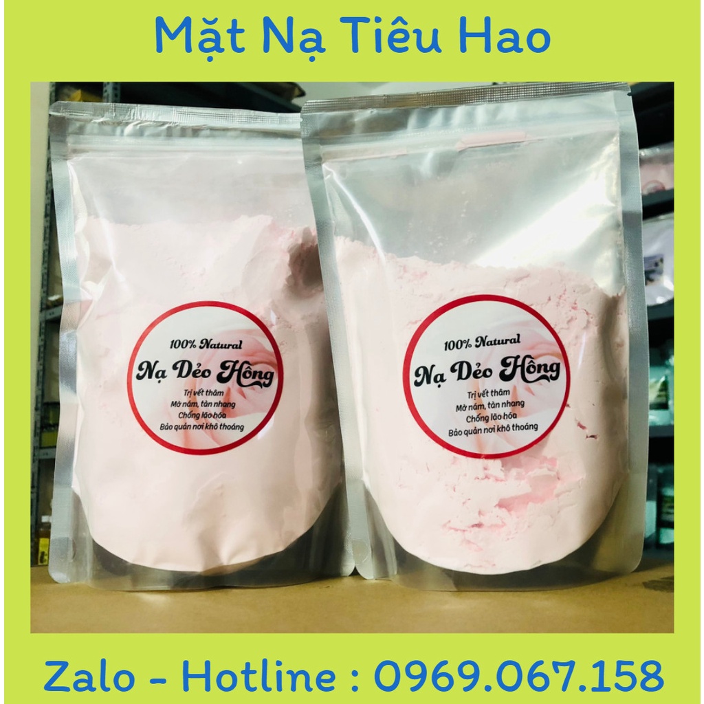 Bột đắp mặt nạ Dẻo Hồng collagen handmade 1kg