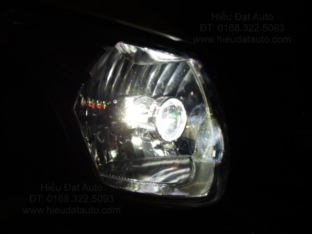 Đèn bi cầu led chân H4 lắp như zin cho xe máy