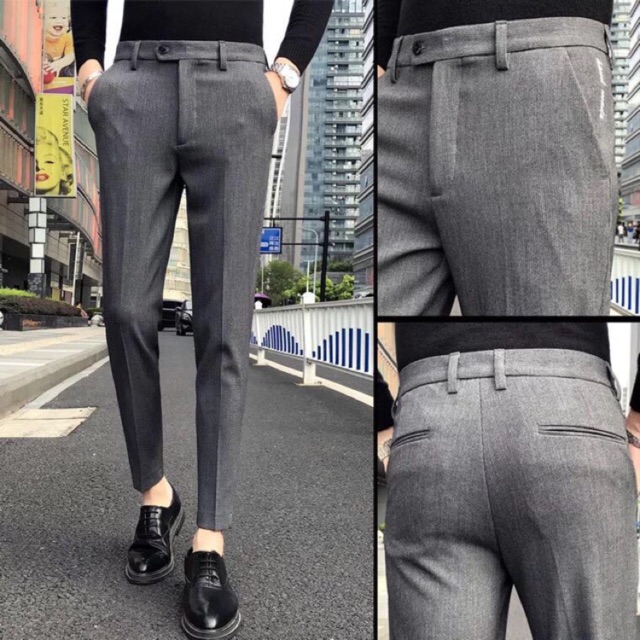 BST quần âu  ống côn, dáng Hàn