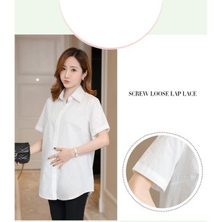 Áo bầu hè thu sơ mi công sở AB1268