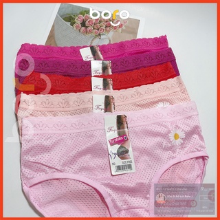 Combo 10 quần tặng 1, quần lót nữ thông hơi hoa cúc